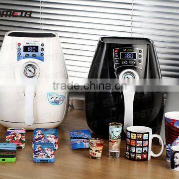 Maunfactory 3D mini vacuum machine make sublimation product