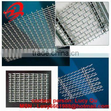 galvanized steel crimped wire mesh (factory )