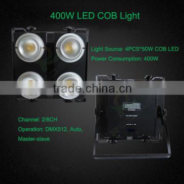 professional 100W*4pcs LED Four COB Blider Light luces para fiestas led lighting