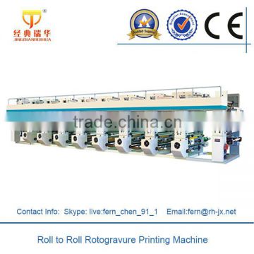 Rotogravure Intaglio Printing Press Machine