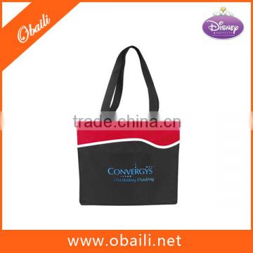 polyester travel handbag with printed logo promotional polyester handbag