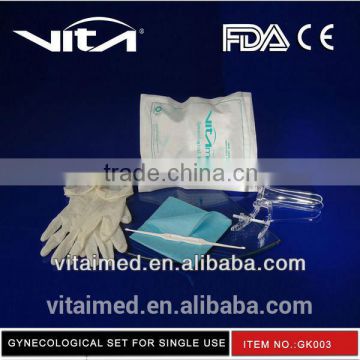 Disposable Gynecological Instrument Set For Single Use