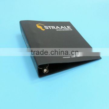 Custom professional good quality black hard plastic cover folder printing