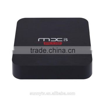 China Manufacturer amlogic s905 quad core tv box MXSPLUS android 5.1 lollipop tv box s905 kodi fully loaded 1G 8G