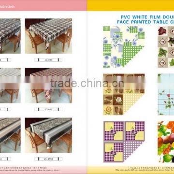 white checked table cloths/nonwoven table cloth/semi-clear gold stamping tablecloth/Jacquard tablecloth