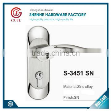 hot sell 2016 American style Lower price Keyed Entry Satin Stainless Steel cylindrical knob lock