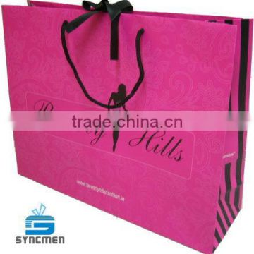 Hot Sale Luxury Ribbon Tie Custom Gift Bags