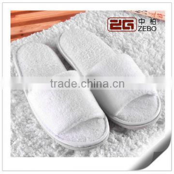Hotel Use and EVA Outsole Material Disposable White Hotel Slippers