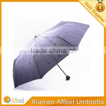 cheap outdoor 3 folding umbrella