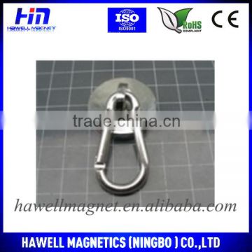 Strong pulling force pot magnet / 360 rotation magnetic hooks