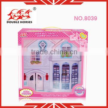Plastic castle toy play house for children