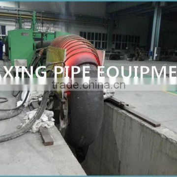 hot steel elbow forming machine with induction heating