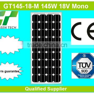GT145-18-M 145W 18V solar panels in Brazil