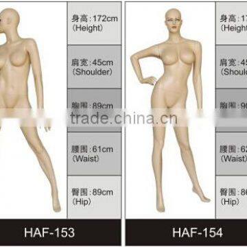 Wholesale custom fiberglass glossy sexy realistic looking women mannequins