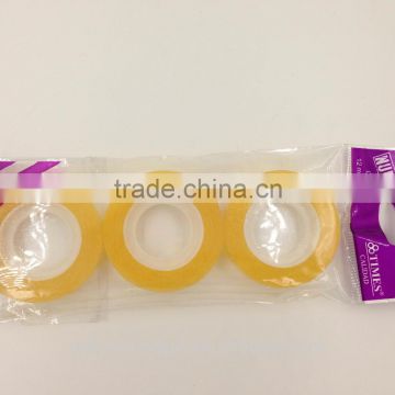 golden color stationery tape for office use