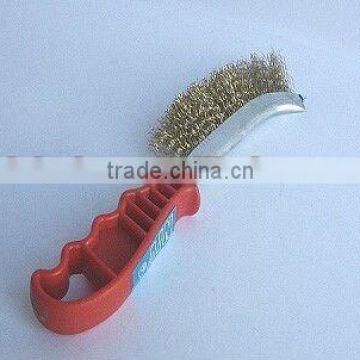 Steel Wire Brush with plastic handle