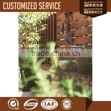 carbonized wood thermowood fence