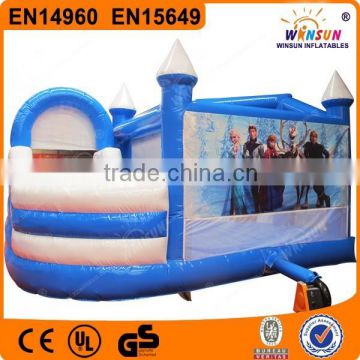New Design Most Fashionable Children Hot Inflatable Frozen Combo Slide
