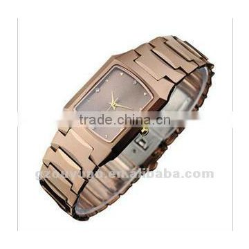 Tungsten watches,new fashion wristwatches, square men's watches,