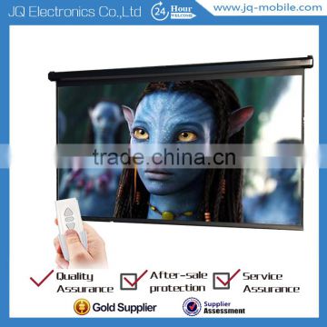 China Factory supply Motorized Projector Screen/Electric Floor Screen with remote control