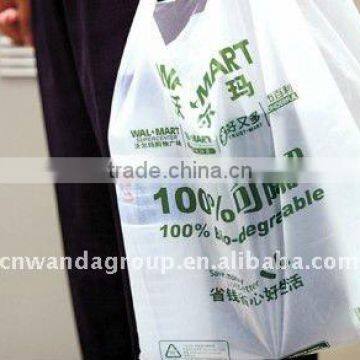 degradable t-shirt Bag / vest bag,plastic packaging bag