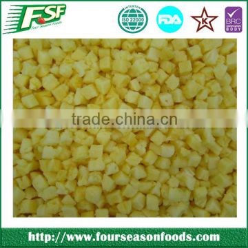 Wholesale price of IQF/Frozen pineapple dices