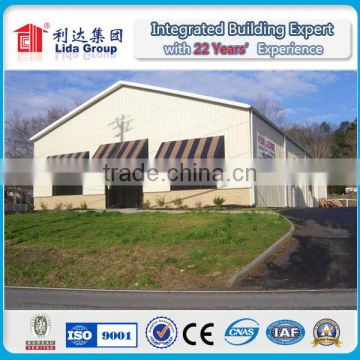 Steel Frame Flat Roof Structure Building