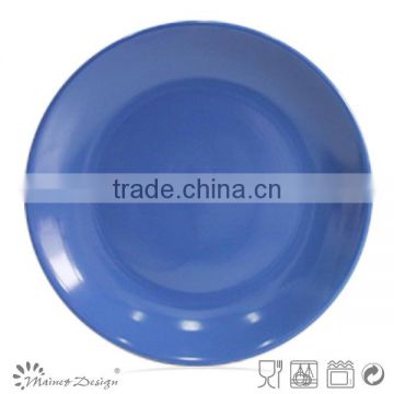Ceramic dinner dish bulk dinner plates solid color