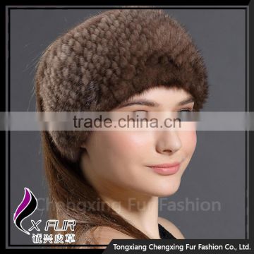 CX-E-39D Wholesale New Design Fashion Girls Mink Fur Hair Accessories