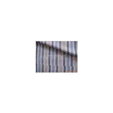 Soft Handfeel Cotton Yarn Dyed Fabric  Poplin Plain Weave Stripe Shirt Fabric