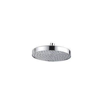 Round Overhead Rain Shower Head , Wall / Ceiling Mounted Powerful Shower Head