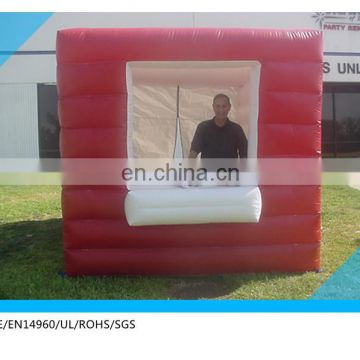 hot sale inflatable stall promotional booth, ticket inflatable booth, trade show booth for sale
