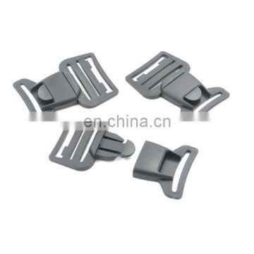China Factory Garment Accessories Black Qiuck Side Release Buckle Plastic