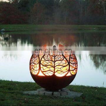 Autumn sunset leaf fire ball sphere anithe day in paradise fire pit