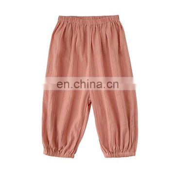 X1015/New arrival high quality cotton newborn baby girls clothes baby girl loose pants