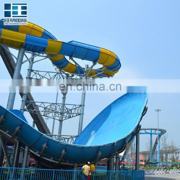 Hot Sale FRP Manta Water Slide For Waterpark Support Color Customized