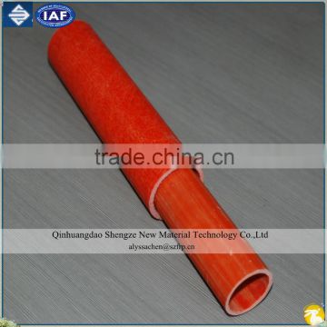 FRP round pipe/fiberglass pole/FRP flag pole/FRP indication rod in snow weather