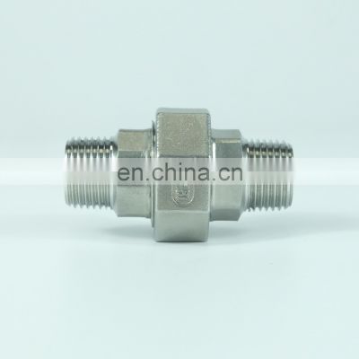 bsp NPT DN50 DN32 malleable stainless steel pipe fitting ss 304 316L Female thread union