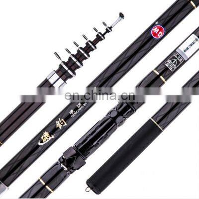 Carbon Fiber Fishing Rod 3.6/4.5/5.4/6.3M Medium Hard Action Telescopic Fishing Rod for Saltwater