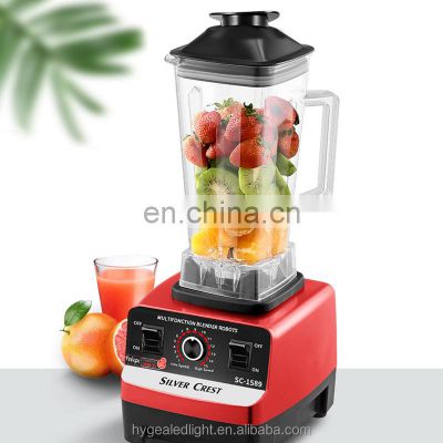Household Kitchen Electric Smoothie Juicer Food Processor Silver Crest Blenders 4500W