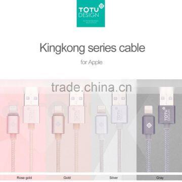 TOTU High Quality Nylon Weaved USB Cable for iPhone