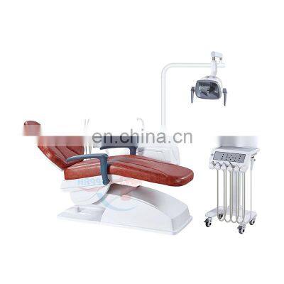 HC-L003A Dental equipment luxury surgical dental chair with led sensor operating light mobile dental unit