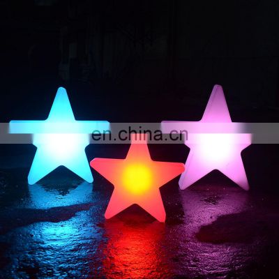 sakura led Christmas lights /Colorful LED Christmas Decorative atmosphere lamp Star shaped outdoor floor lamp  with Battery
