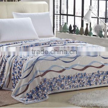 100% Polyester New Design Full Size Flannel Blanket/Fabric