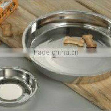 STAINLESS STEEL PUPPY DISH/PET FEEDERS