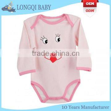 PF-MS-053 2016 New Arrival 100% cotton spring baby romper for little girl