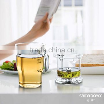 High-end Glass Teacups, Personal Office Glass Mugs, Tea infuser Free Sample provided