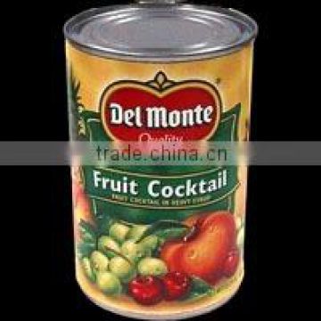canned fruit cocktail(canned fruit)