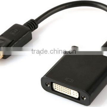 Golden plated thunderbolt DP Male to DVI Female Cable Adapter