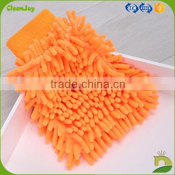 alibaba china one side microfiber chenille one side car wash gloves